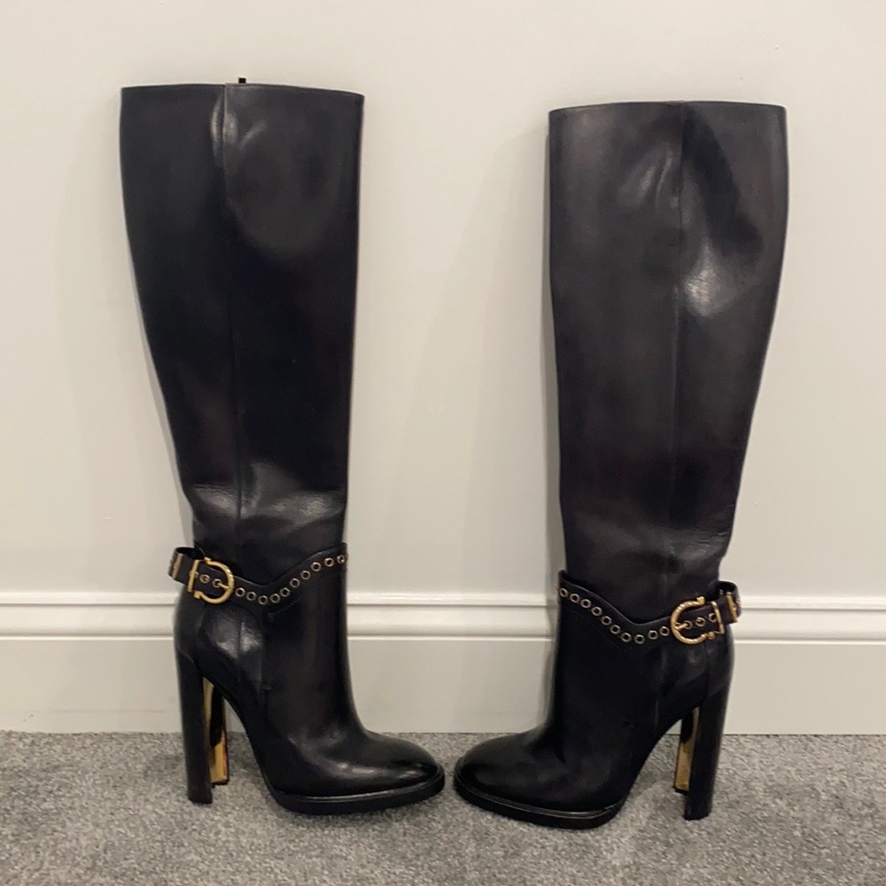 Salvatore ferragamo high knee Boots size us 9.5